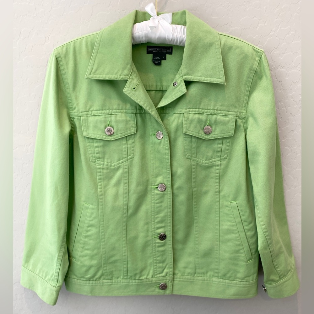 Ralph Lauren Mint Green Denim Jacket